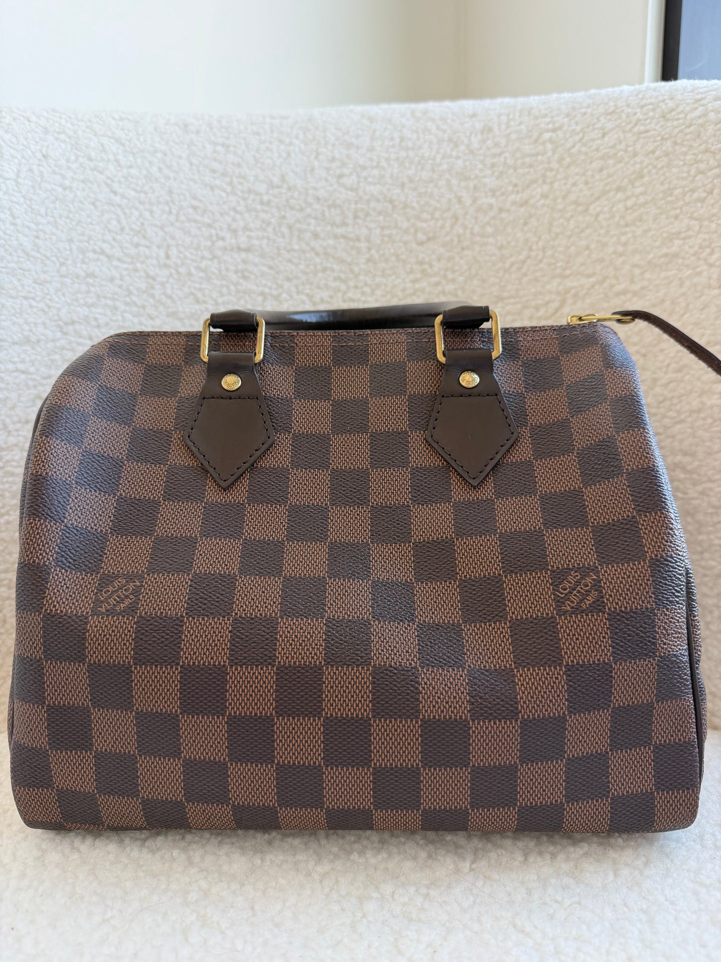 Speedy 25 damier ébène