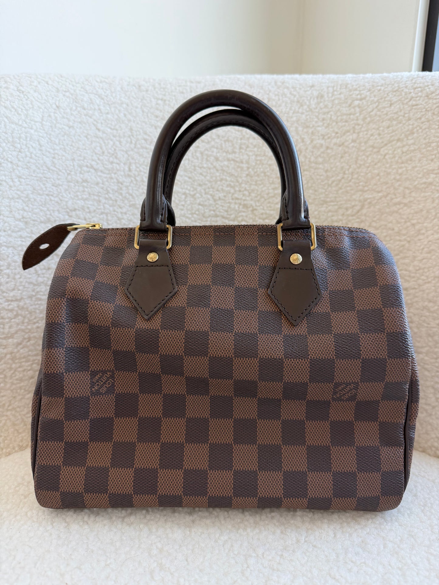 Speedy 25 damier ébène