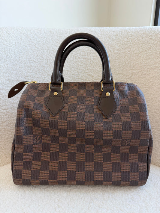 Speedy 25 damier ébène