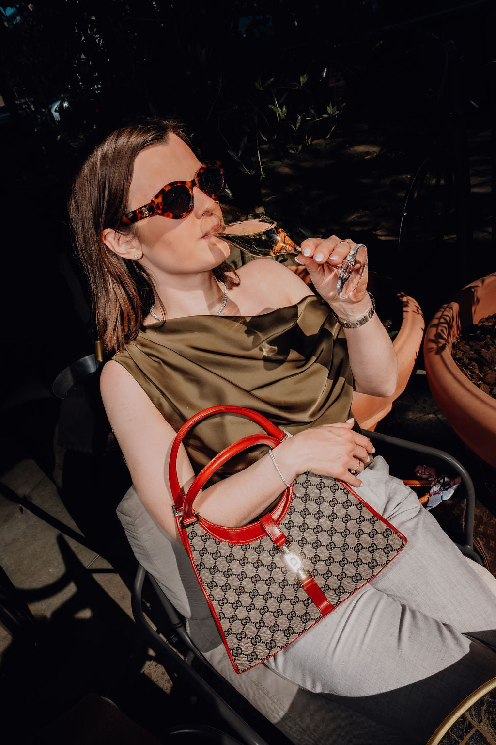 Gucci Jackie GG Vintage Shoulder Bag