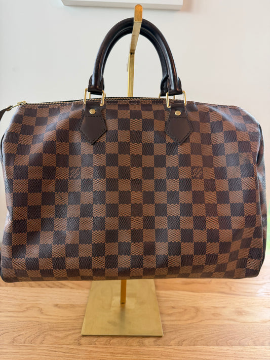 Louis Vuitton Speedy 35 Damier Ebene