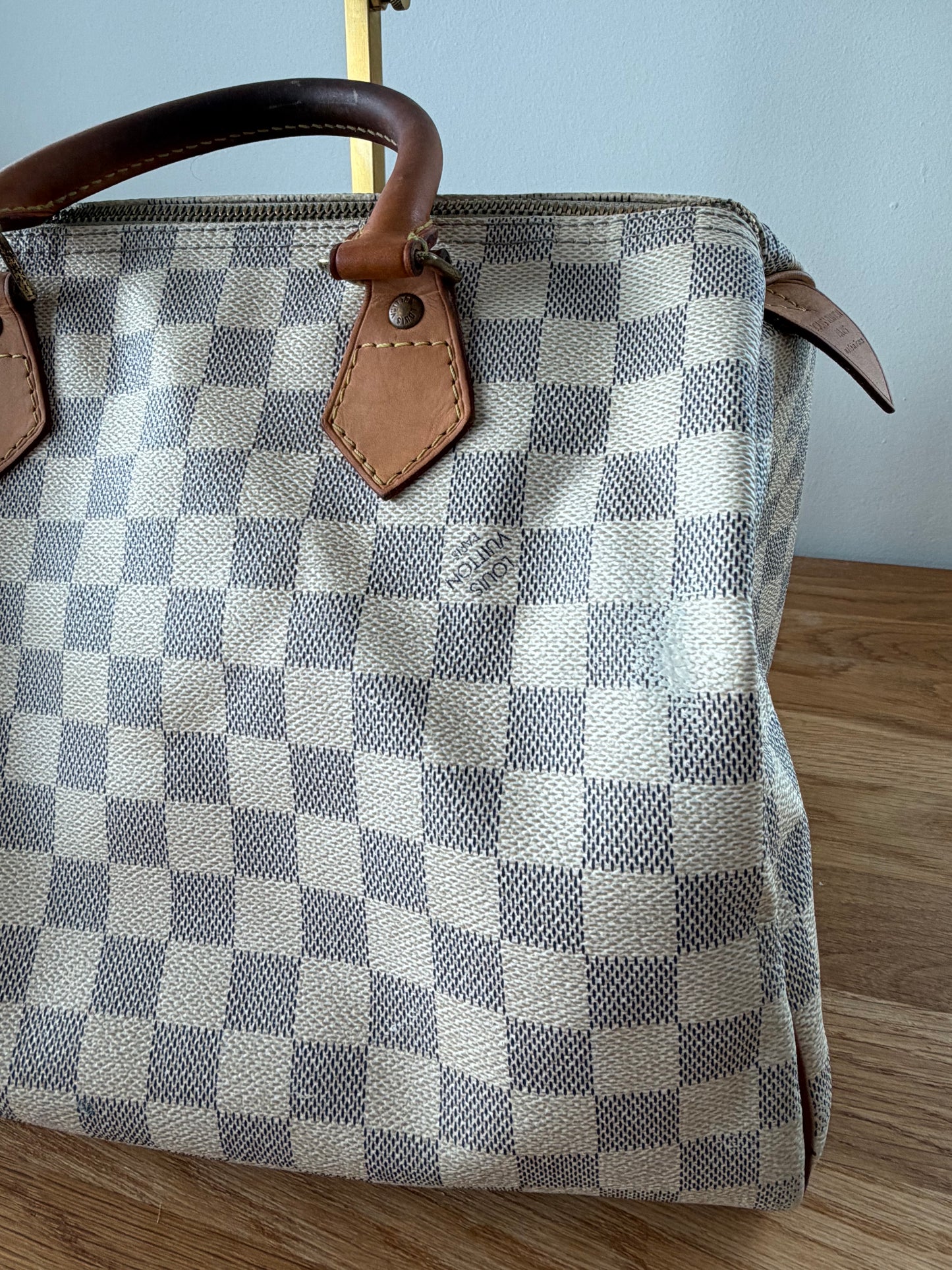 Speedy 30 Damier Azur