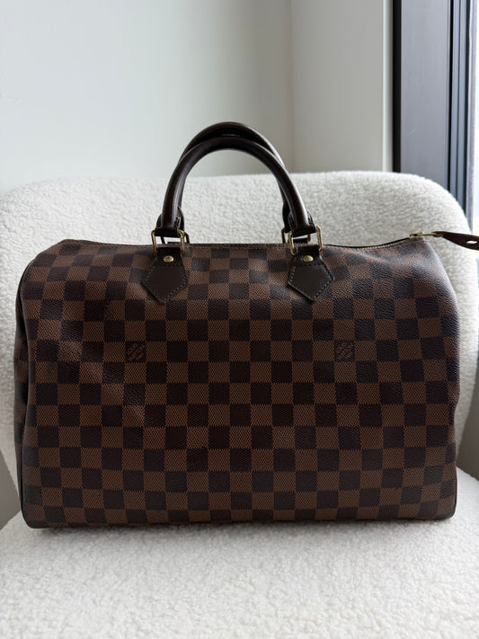 Louis Vuitton Speedy 35 Damier Ebene