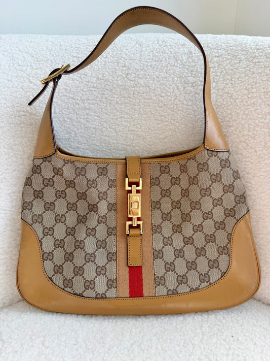 Gucci Jackie Medium - Camel Beige