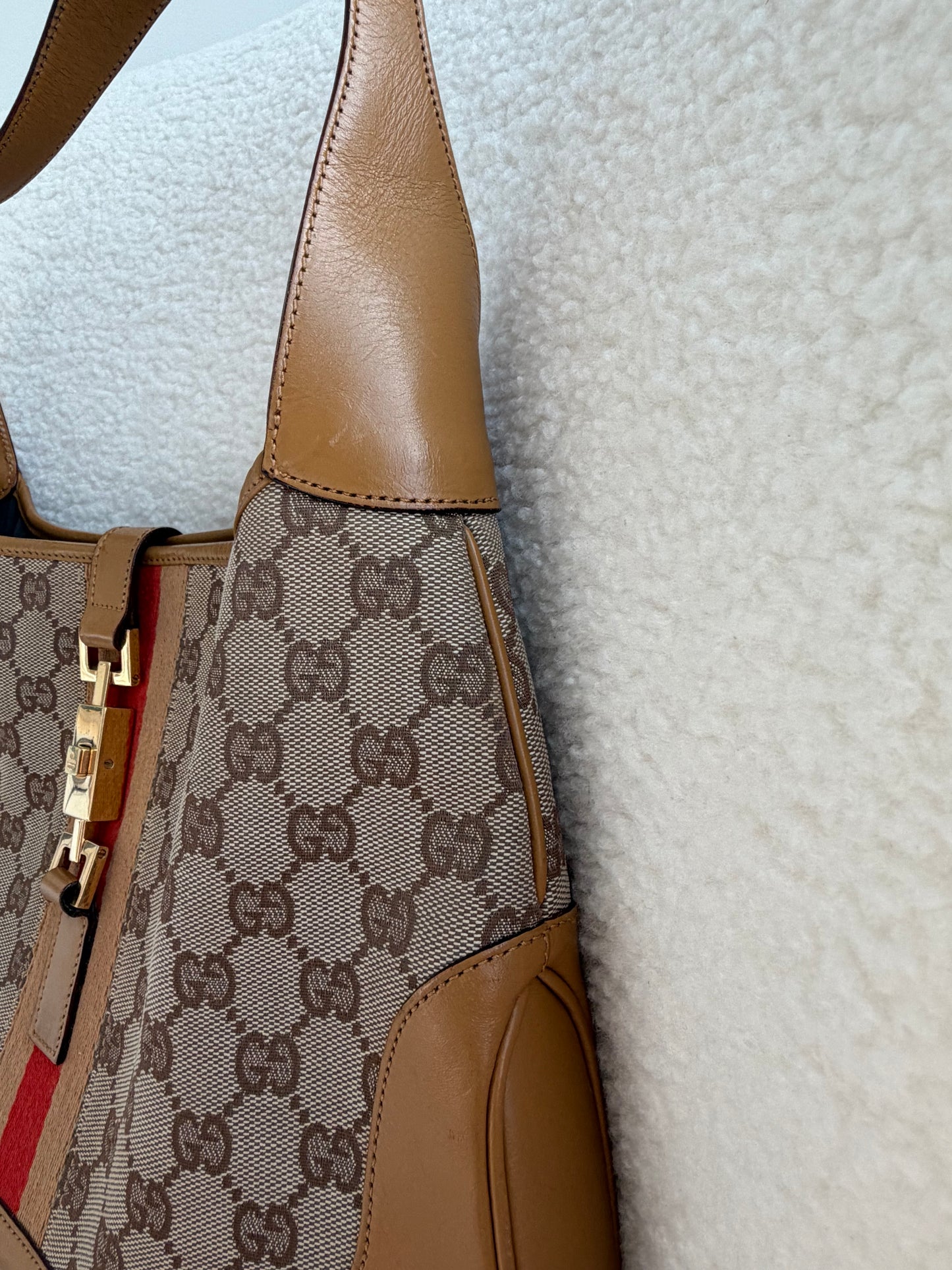 Gucci Jackie Medium - Camel Beige