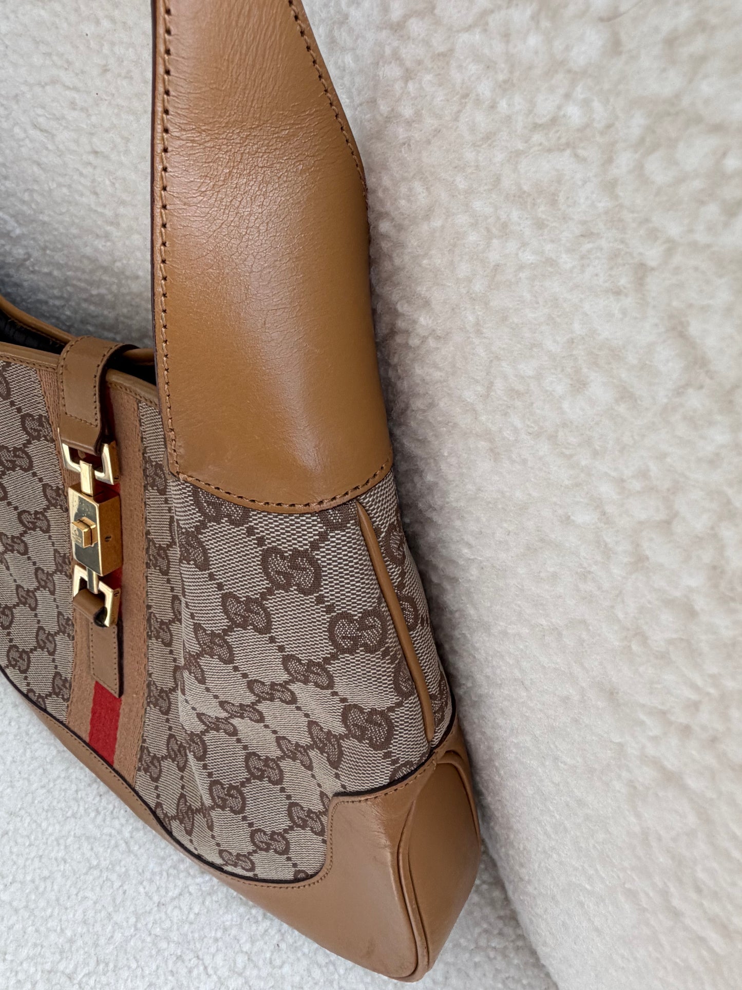 Gucci Jackie Medium - Camel Beige