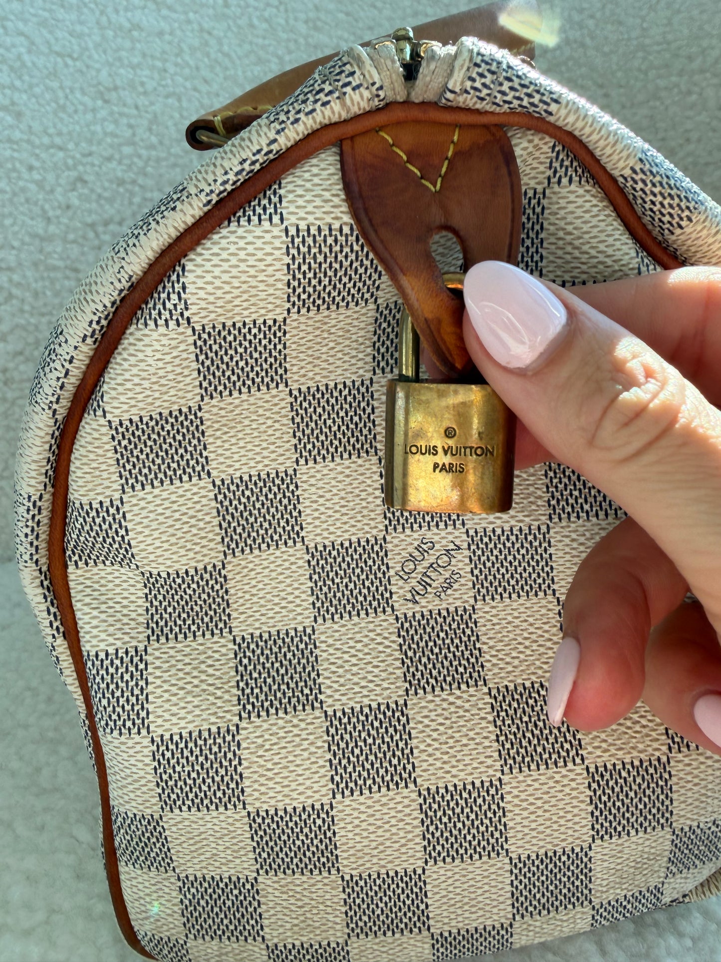 Louis Vuitton Speedy 25 Damier Azur