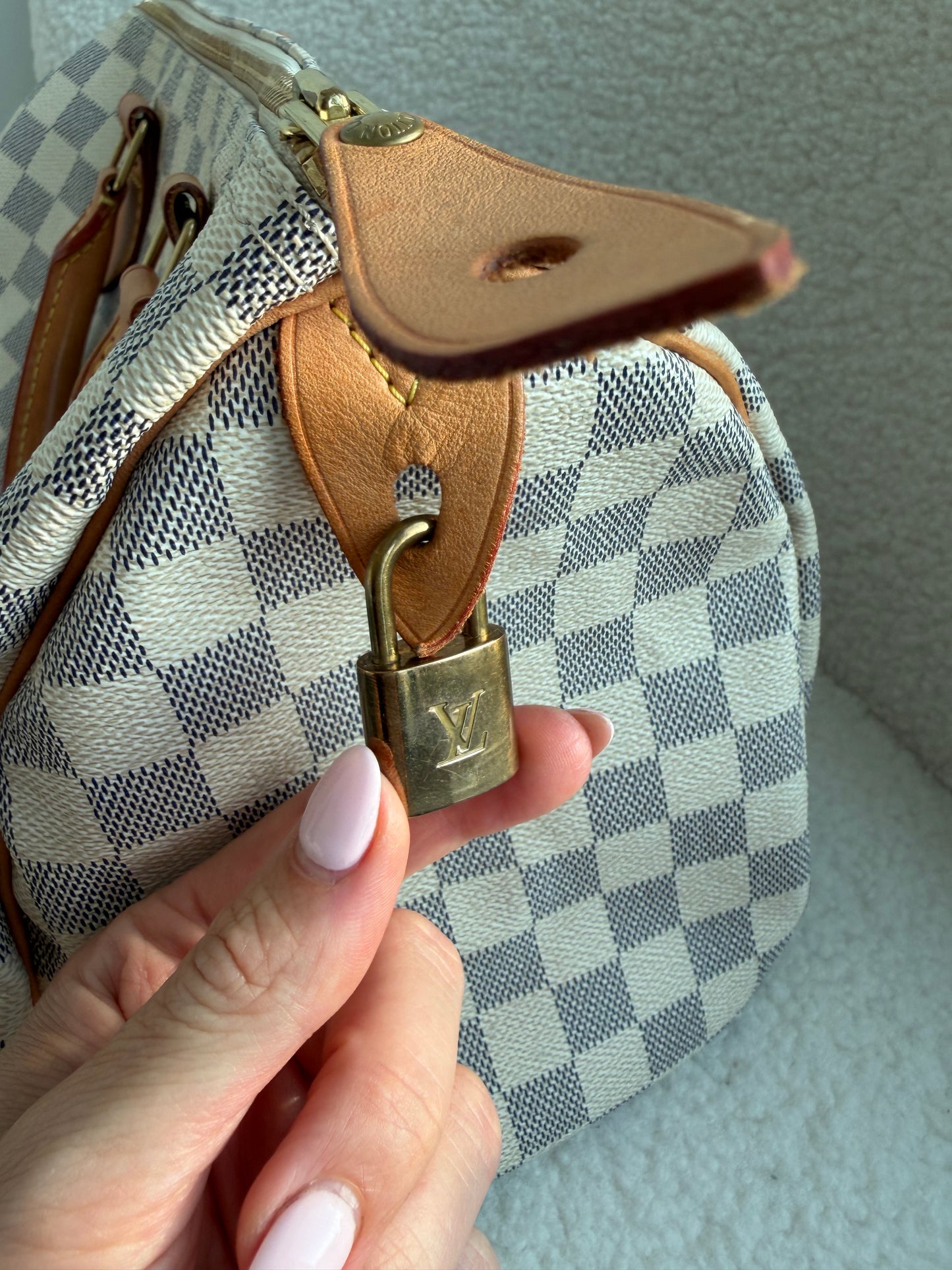 Louis Vuitton Speedy 30 Damier Azur