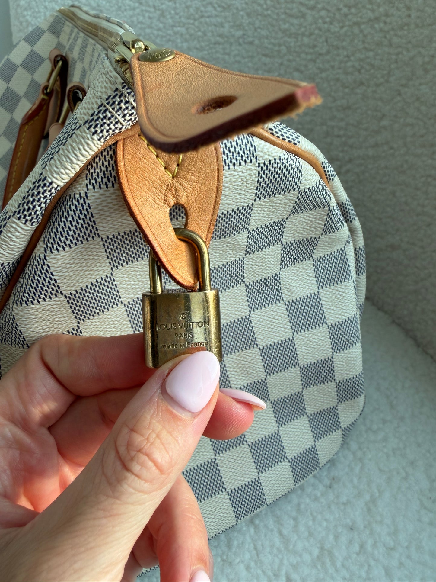 Louis Vuitton Speedy 30 Damier Azur