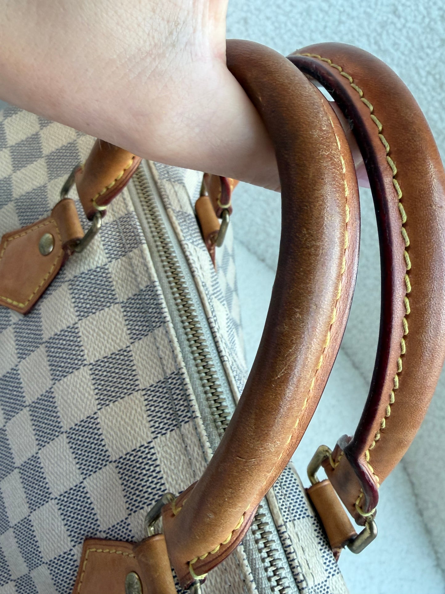 Louis Vuitton Speedy 30 Damier Azur