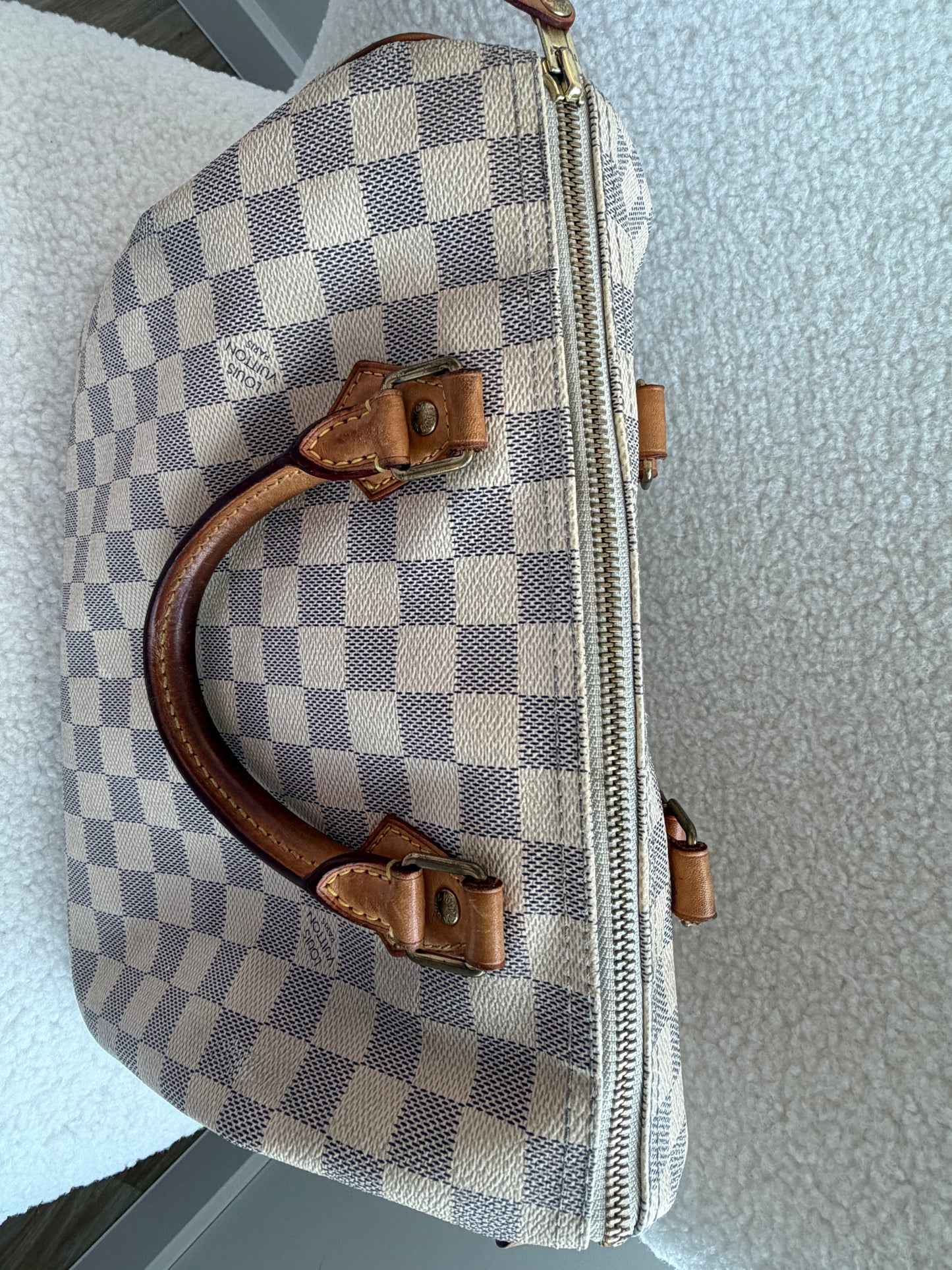 Louis Vuitton Speedy 30 Damier Azur