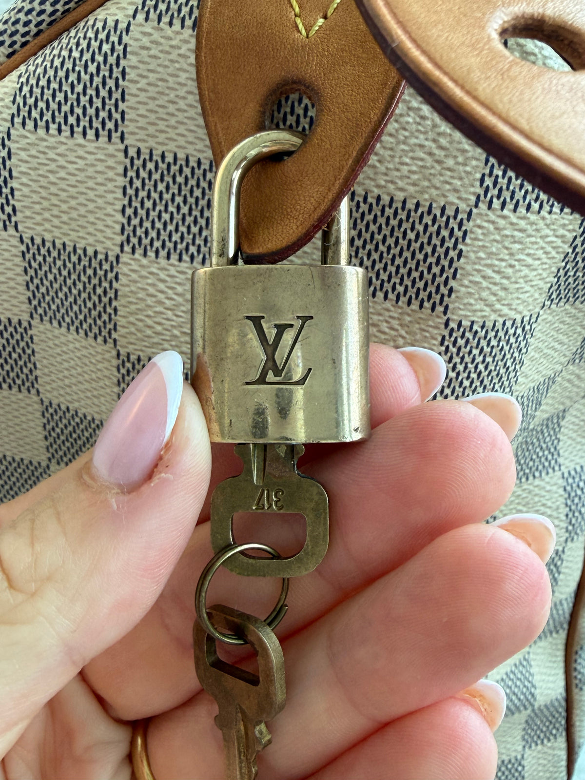 Louis Vuitton Speedy 30 Damier Azur