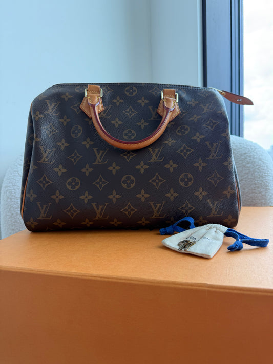 Louis Vuitton Speedy 30 — 2018 , With Box, lock, 2 keys + pouch